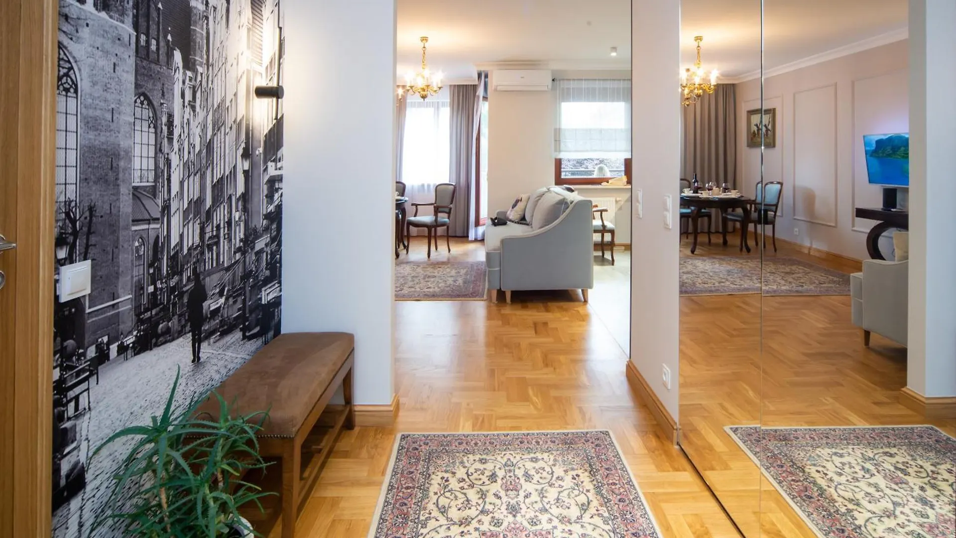 Maya'S Flats & Resorts 102 - Premium Apartment Przy Parku Regana 3 Pokoje Blisko Plazy 그단스크 폴란드